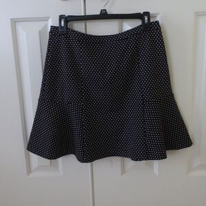 LIKE NEW WOMEN’S MICHAEL KORS POLKA DOT SKATER SKIRT SIZE 2